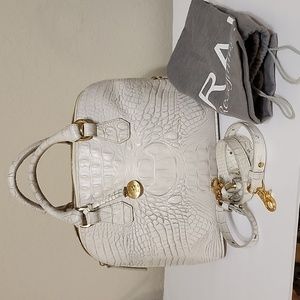 Brahmin Vivian Dome Satchel and Matching Wallet